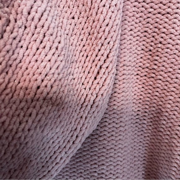 LIVE Love Dream Peach V-Neck Hooded Sweater Size Small - Picture 4 of 6